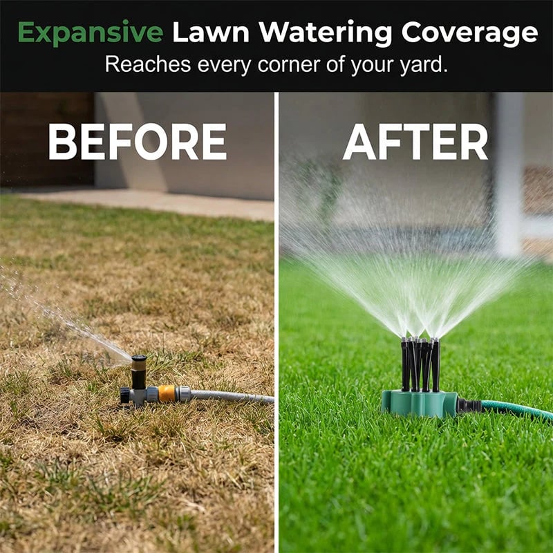 🏆Flash Sale⚡ 50K+ SOLD⏰360° Coverage Precision Garden Irrigation Sprinkler