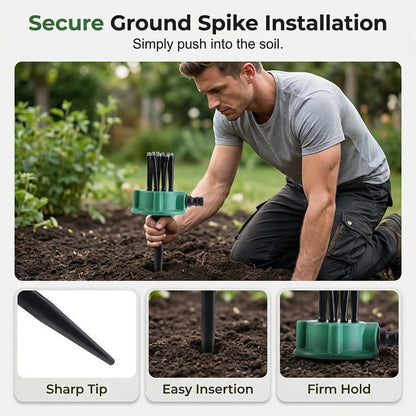 🏆Flash Sale⚡ 50K+ SOLD⏰360° Coverage Precision Garden Irrigation Sprinkler