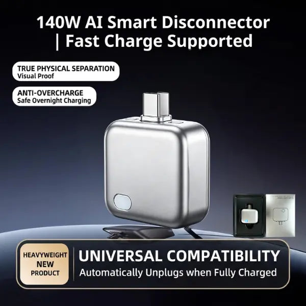✨ Warehouse Clearance🏆 10,000 Sold This month🎁🚀 140W Ultra-Fast Charger – AI Smart Auto Power Off ⚡