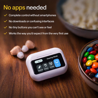 Pryxo™ Ear-Hook Smart AI Hearing Aid – Hear Clearly, Regain Your Confidence 💖