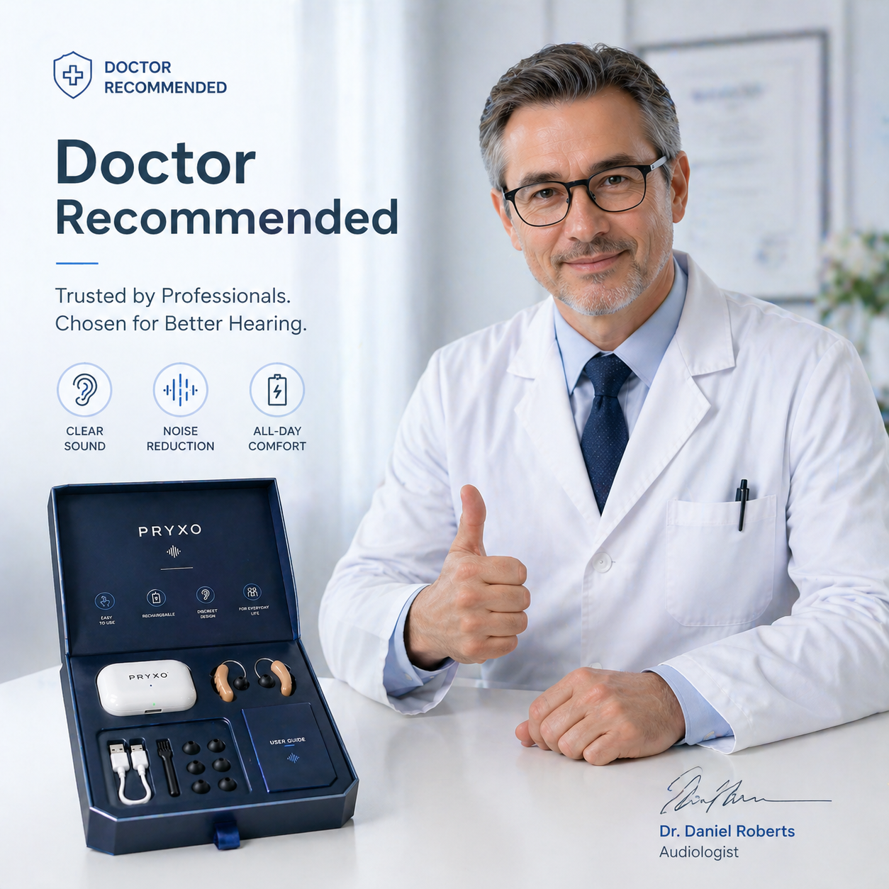 Pryxo™ ION PRO 2 OTC Hearing Aids — Up to 85% OFF + Hear Every Word Clearly Again 👂✨