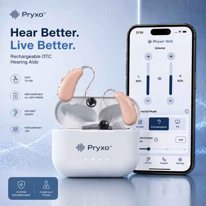 Pryxo™ ION PRO 2 OTC Hearing Aids — Up to 85% OFF + Hear Every Word Clearly Again 👂✨