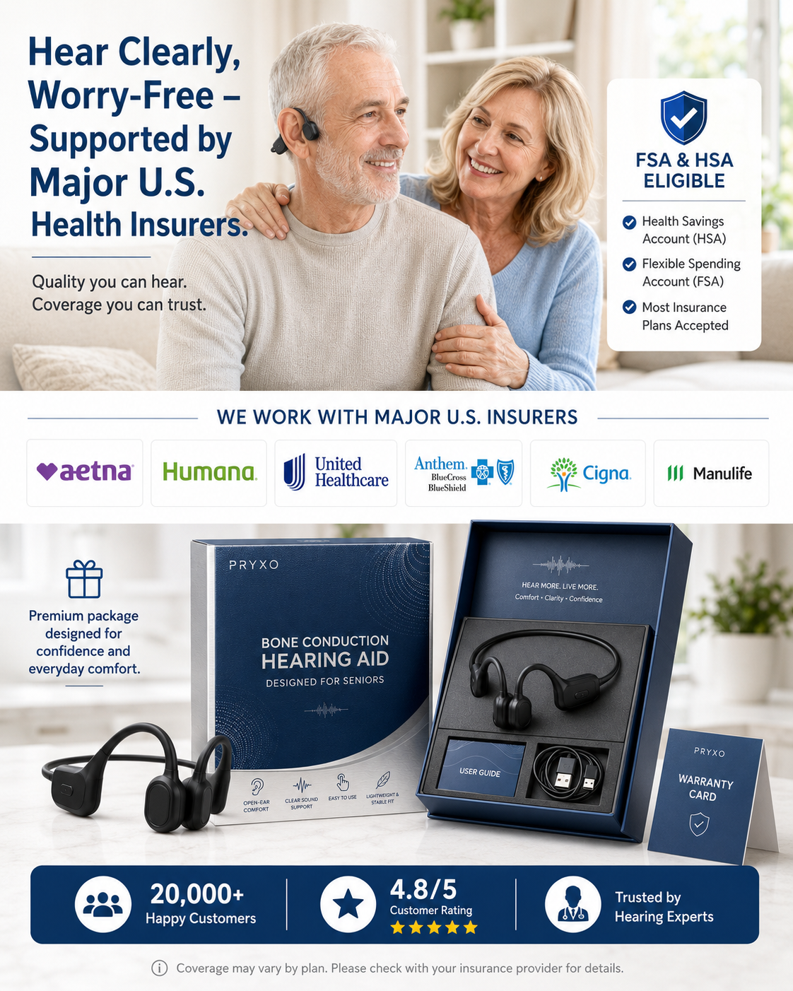 🏆Flash Sale⚡ 50K+ SOLD⏰👂Revitalize your ears again💖Advanced Bone Conduction Smart Hearing Headphones Pryxo™ X7